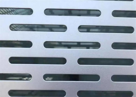 Galvanizli Perforasyonlu Metal Yaprak Filtreler / Havalandırma Açıkları İçin Çukurlu Delik